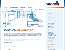 Tablet Screenshot of hansen-raumkonzepte.de